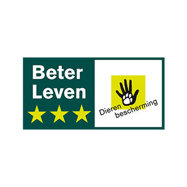 Een logo van stichting betere leven keurmerk (sblk)